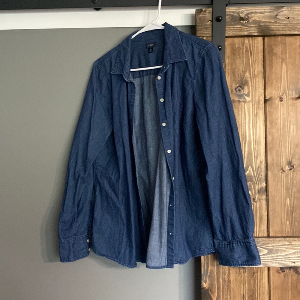 Jean long sleeve shirt